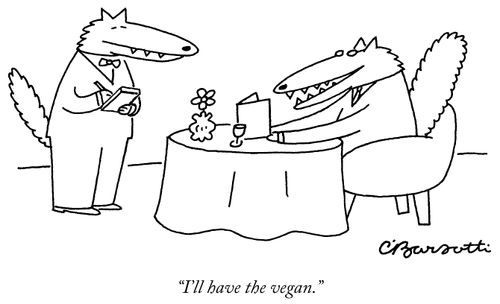 "I'll have the vegan."