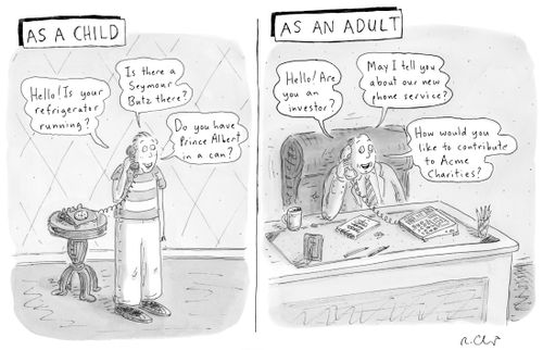 Phone Calls As a Child and As an Adult