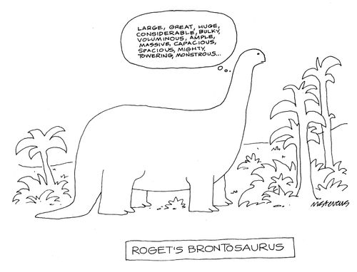 Roget's Brontosaurus.