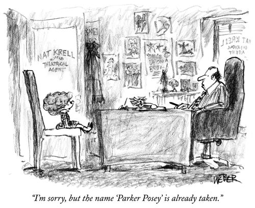"I'm sorry, but the name 'Parker Posey' is already taken."