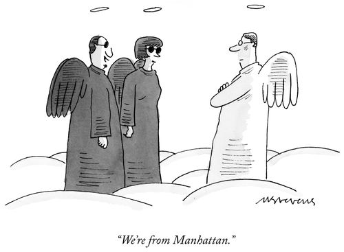 'We're from Manhattan."
