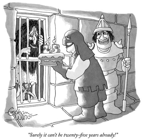 "Surely it can't be twenty-five years already!"