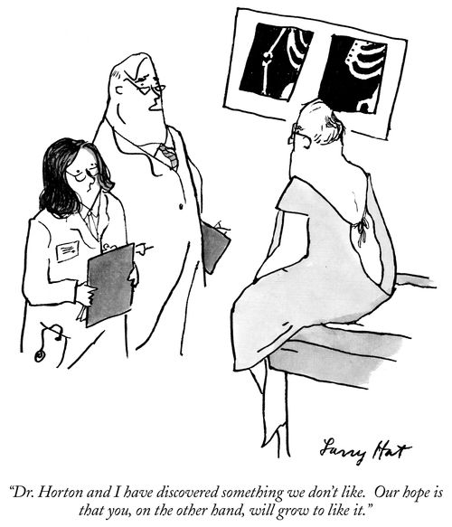"Dr. Horton and I have discovered something we don't like. Our hope is that you, on the other hand, will grow to like it."