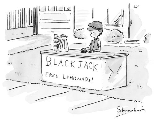 Blackjack: free lemonade!