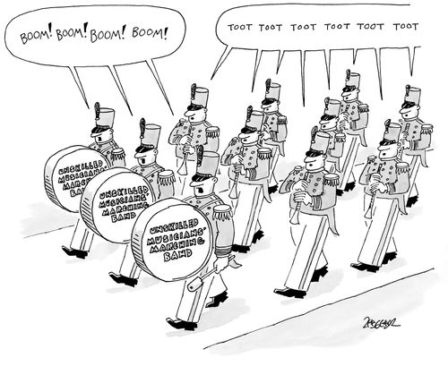 Unskilled Musicians' Marching Band