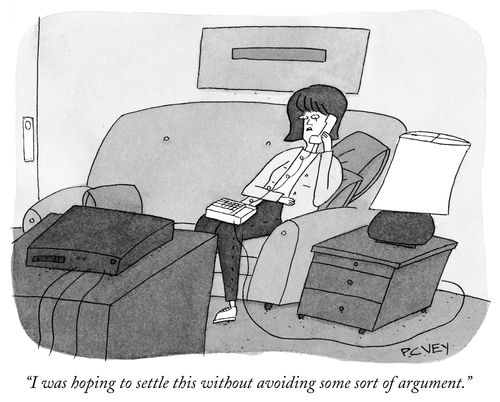 "I was hoping to settle this without avoiding some sort of argument."