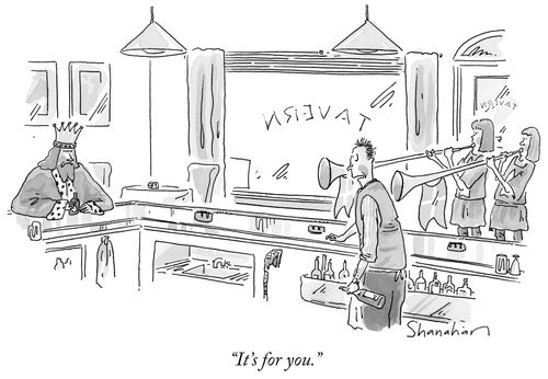 "It's for you."