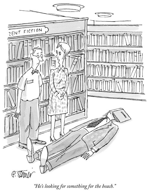 "He's looking for something for the beach."