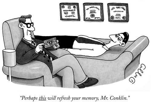 "Perhaps this will refresh your memory."