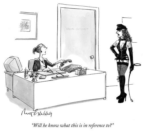 "Will he know what this is in reference to?"