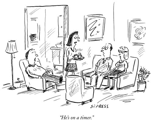 "He's on a timer."