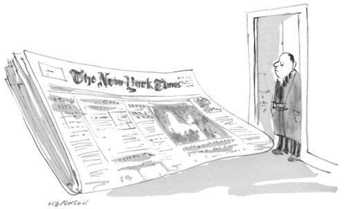 Oversized New York Times Delivered