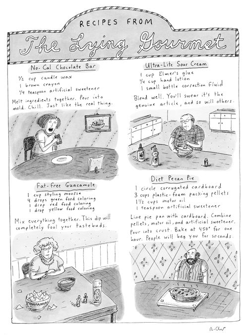 Recipes from The Lying Gourmet