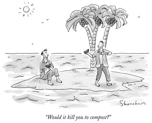 "Would it kill you to compost?"