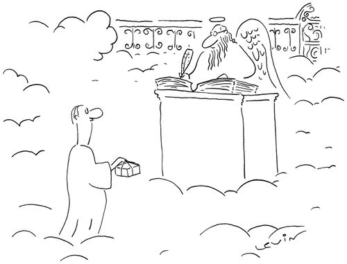 Bribing St. Peter