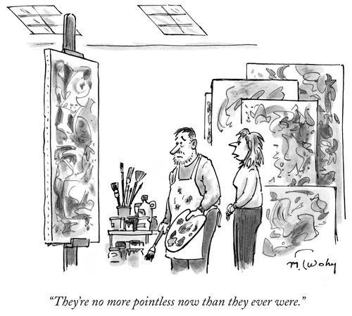 "They're no more pointless now than they ever were."
