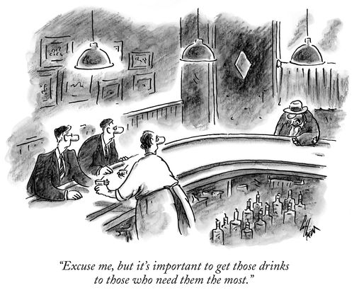"It's important to get those drinks to those who need them the most."