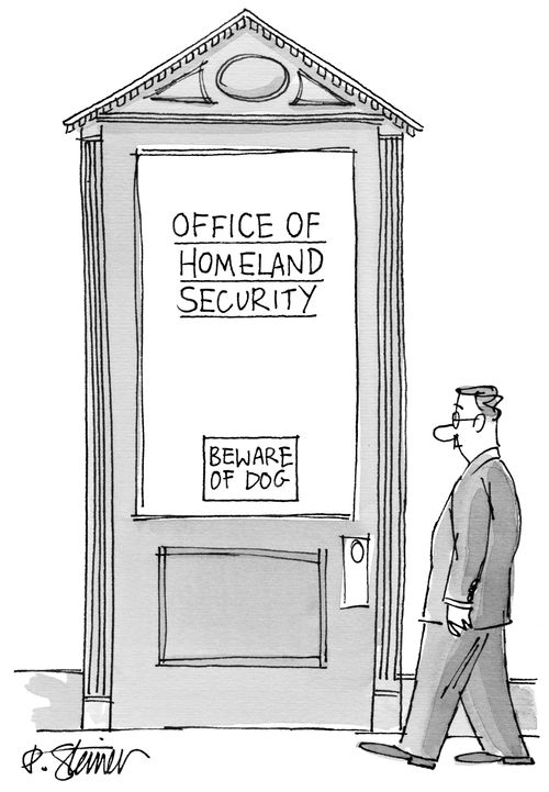 Office of Homeland Security: Beware of Dog