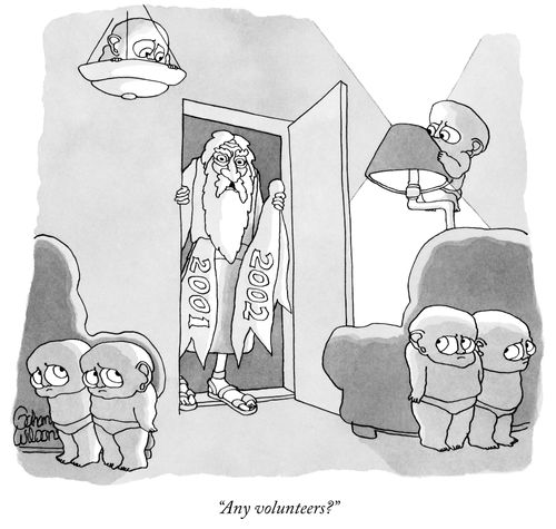 "Any volunteers?"