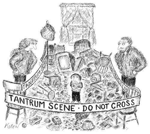 Tantrum Scene Do Not Cross