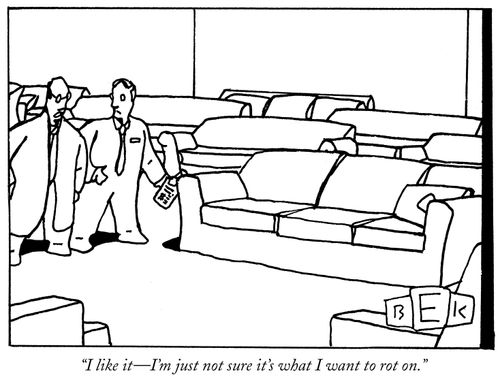 "I like it – I'm just not sure it's what I want to rot on."