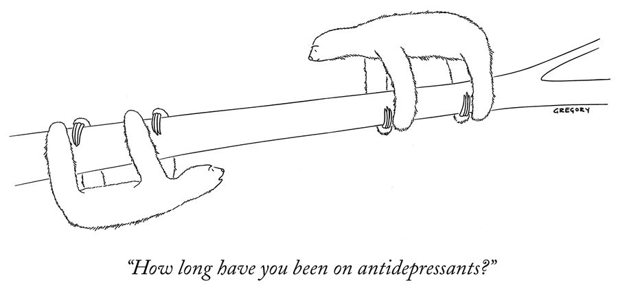 "How long have you been on antidepressants?"