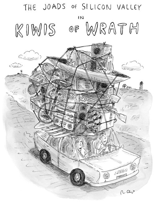 The Joads of Silicon Valley in Kiwis of Wrath