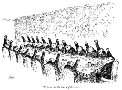 "All power to the board of directors!"