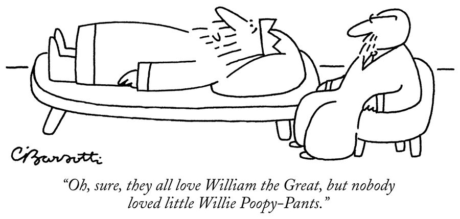 "Nobody loved little William Poopy-Pants."