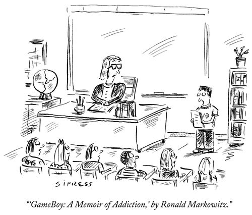 "'GameBoy: A Memoir of Addiction', by Ronald Markowitz."