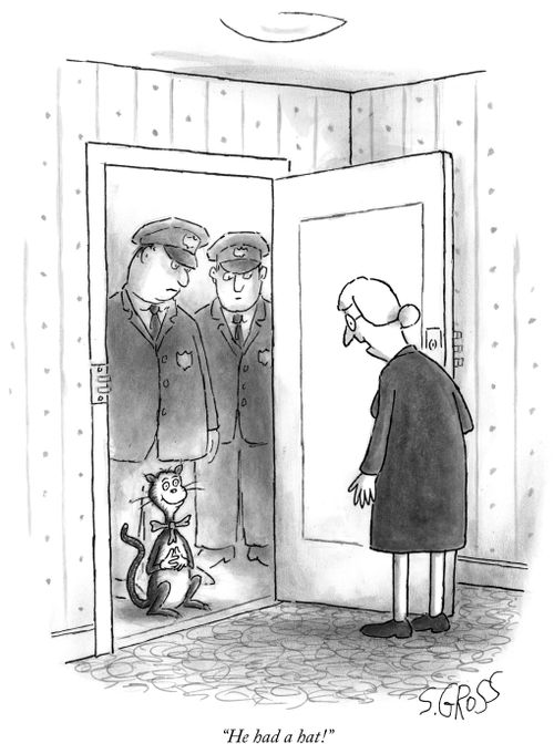 "He had a hat!"