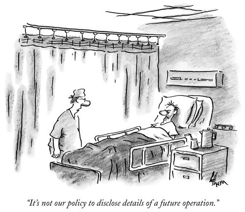 "It's not our policy to disclose details of a future operation."