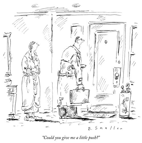 "Could you give me a little push?"