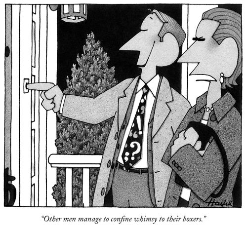 "Other men manage to confine whimsy to their boxers."