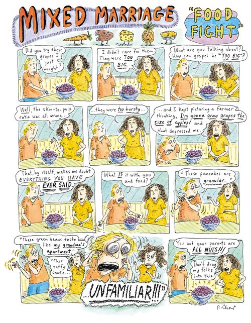 Mixed marriage: food fight