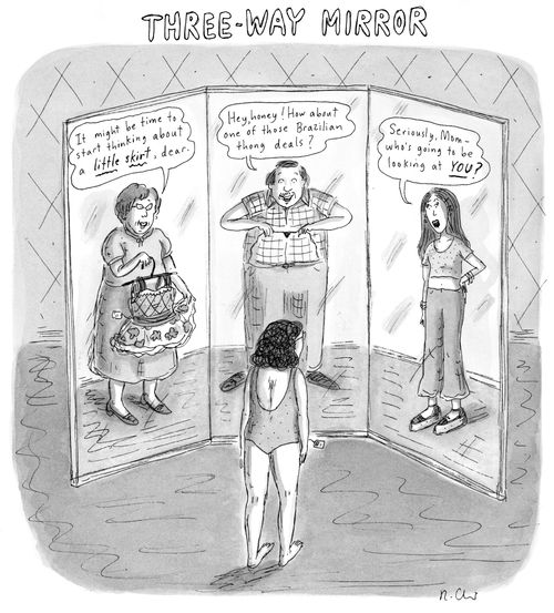 Three-way mirror