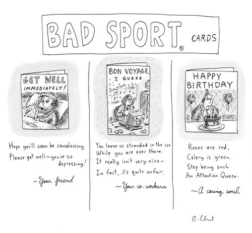 Bad sport cards