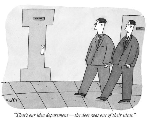 "That's out idea department – the door was one of their ideas."
