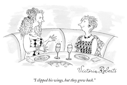 "I clipped his wings, but they grew back."