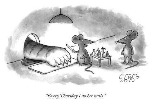 "Every Thursday I do her nails."