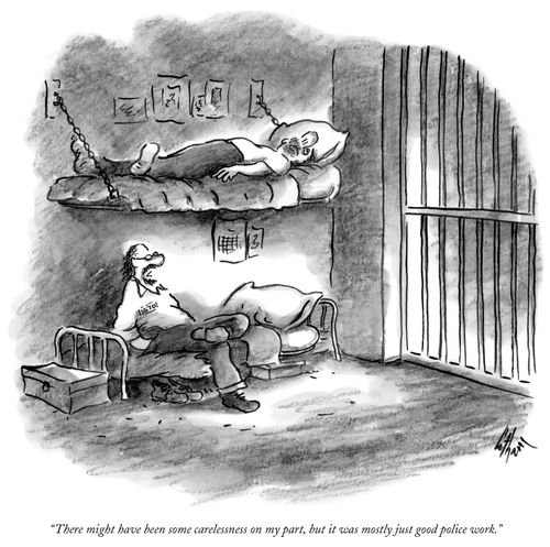 "There might have been some carelessness on my part, but it was mostly just good police work."