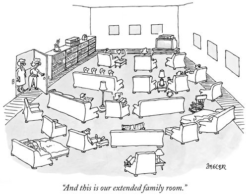 "And this is our extended family room."