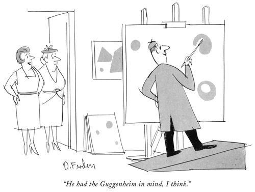 "He had the Guggenheim in mind, I think."
