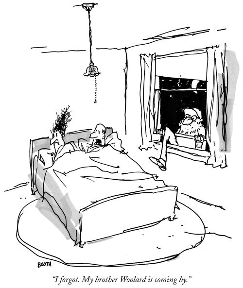 "I forgot. My brother Woolard is coming by."