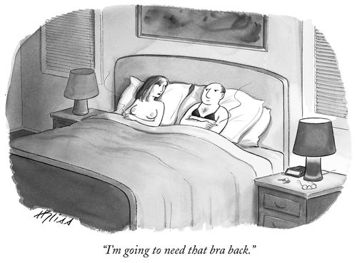 "I'm going to need that bra back."