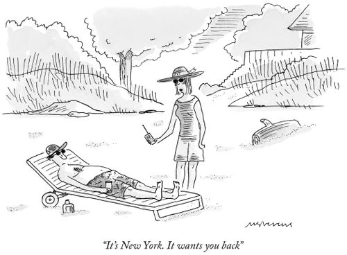 "It's New York. It wants you back."
