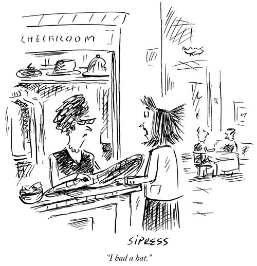 "I had a hat."