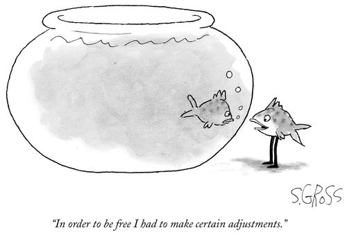 "In order to be free I had to make certain adjustments."