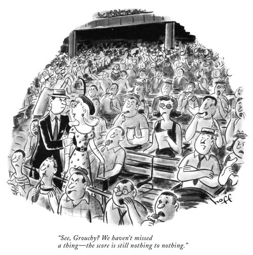 "See Grouchy? We haven't missed a thing – the score is still nothing to nothing."