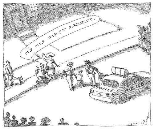 "It's his first arrest."